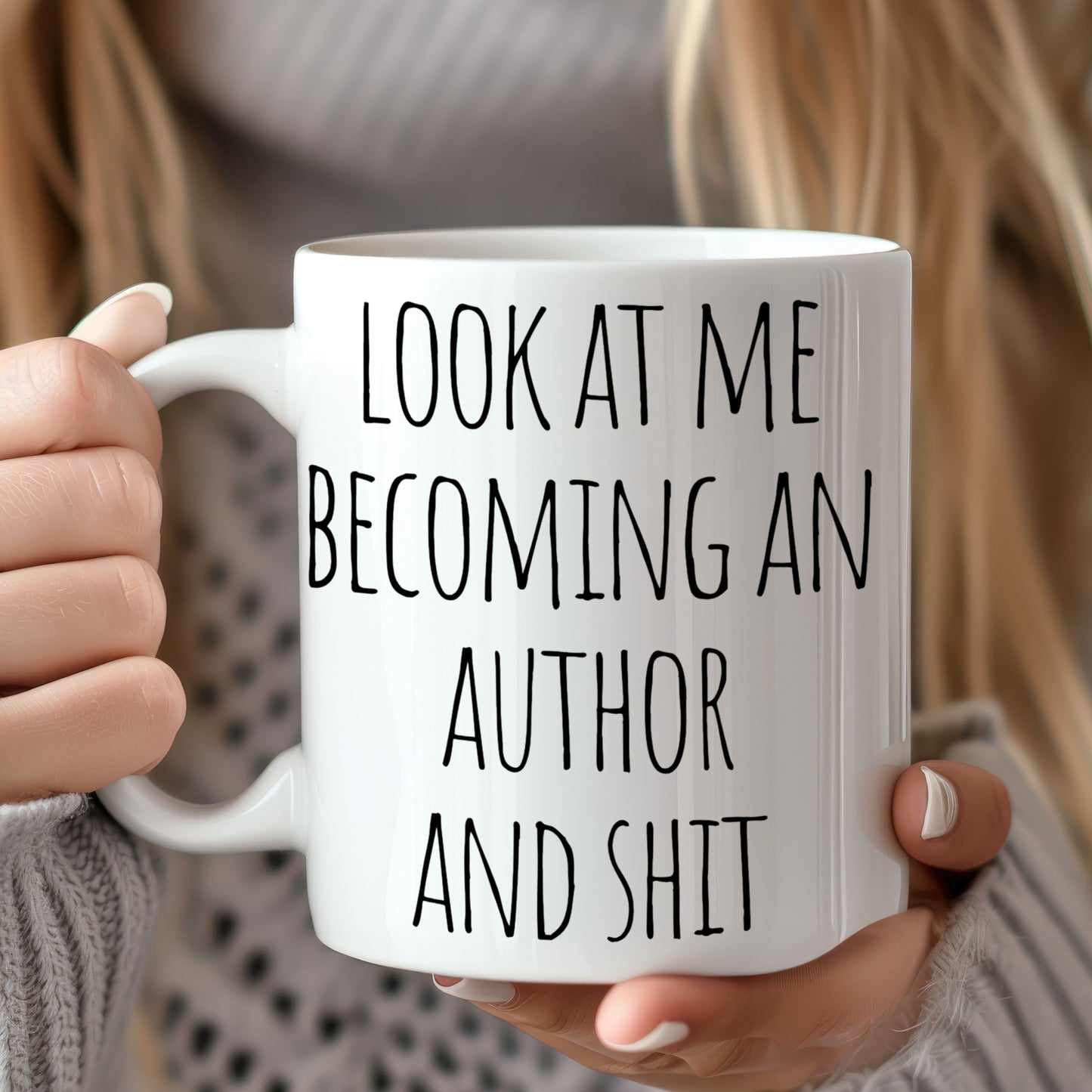 MirthfulMug™ - Look At Me Becoming An Author Mug | White Version