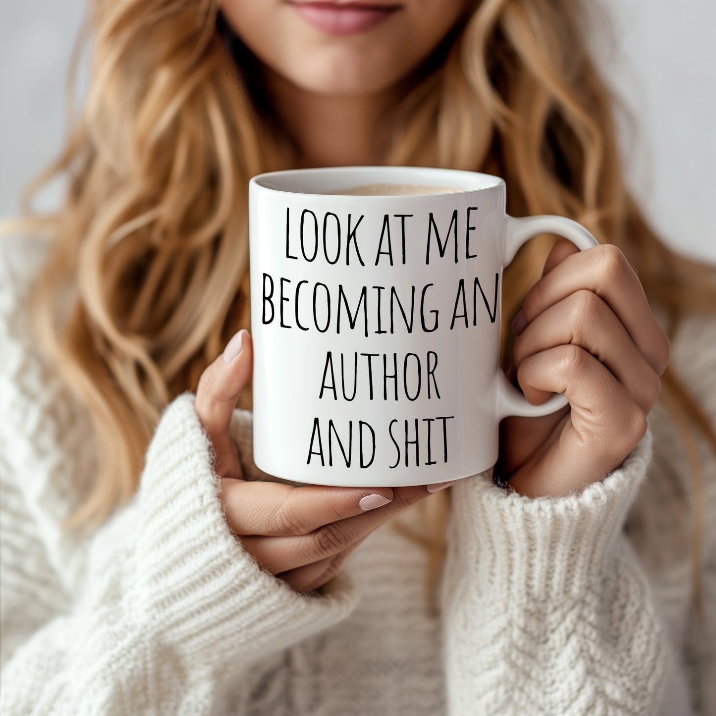 MirthfulMug™ - Look At Me Becoming An Author Mug | White Version