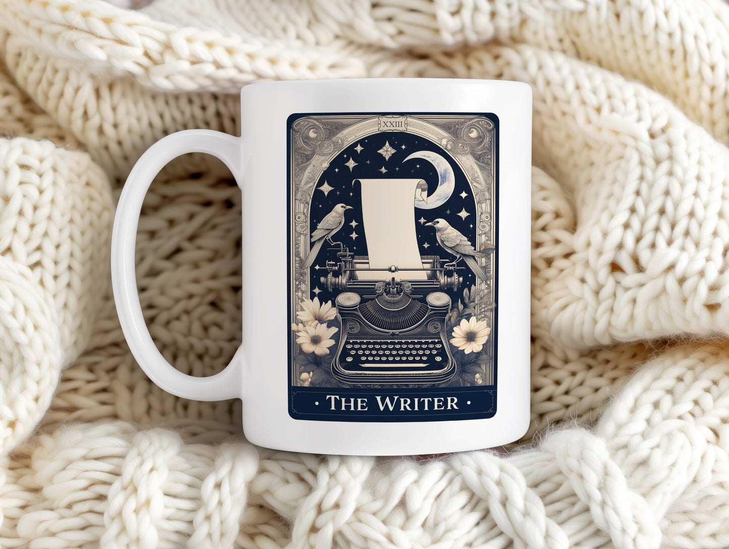 MirthfulMug™ - The Writer Tarot Mug | White Version