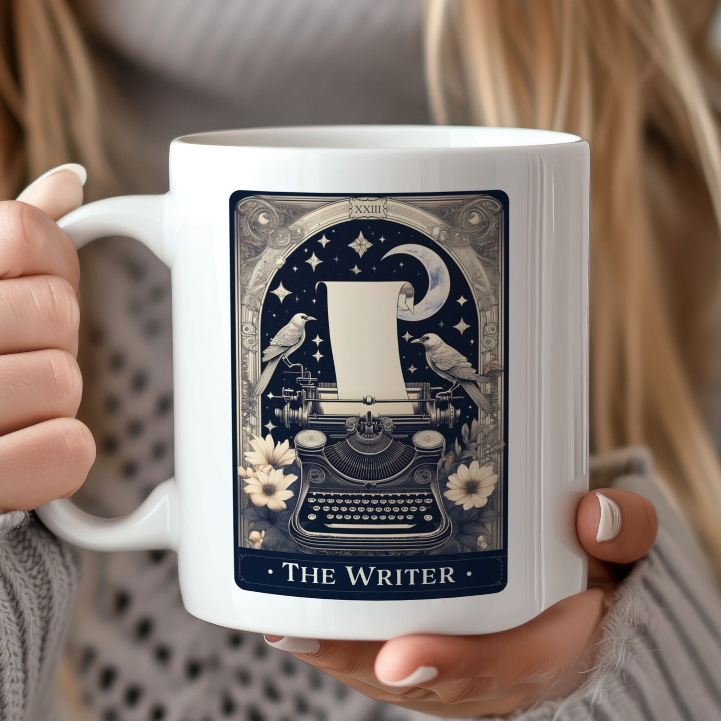 MirthfulMug™ - The Writer Tarot Mug | White Version