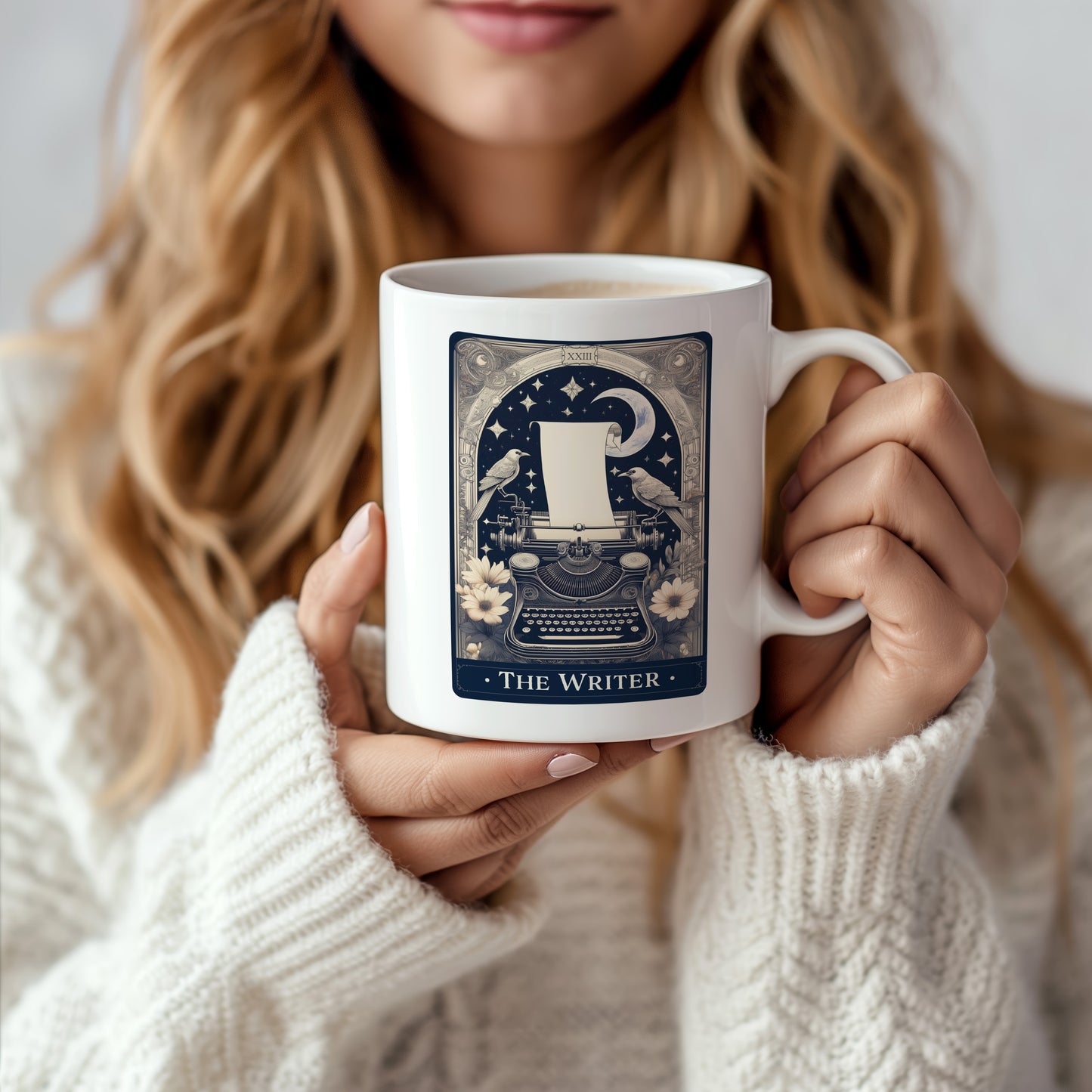 MirthfulMug™ - The Writer Tarot Mug | White Version