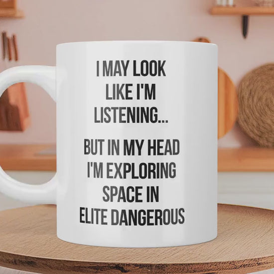 Elite Dangerous Mug, Elite Dangerous Gift for Brother, Elite Dangerous Coffee Mug, Video Game Lover Mug, Christmas Gift Idea for Gamer Gift