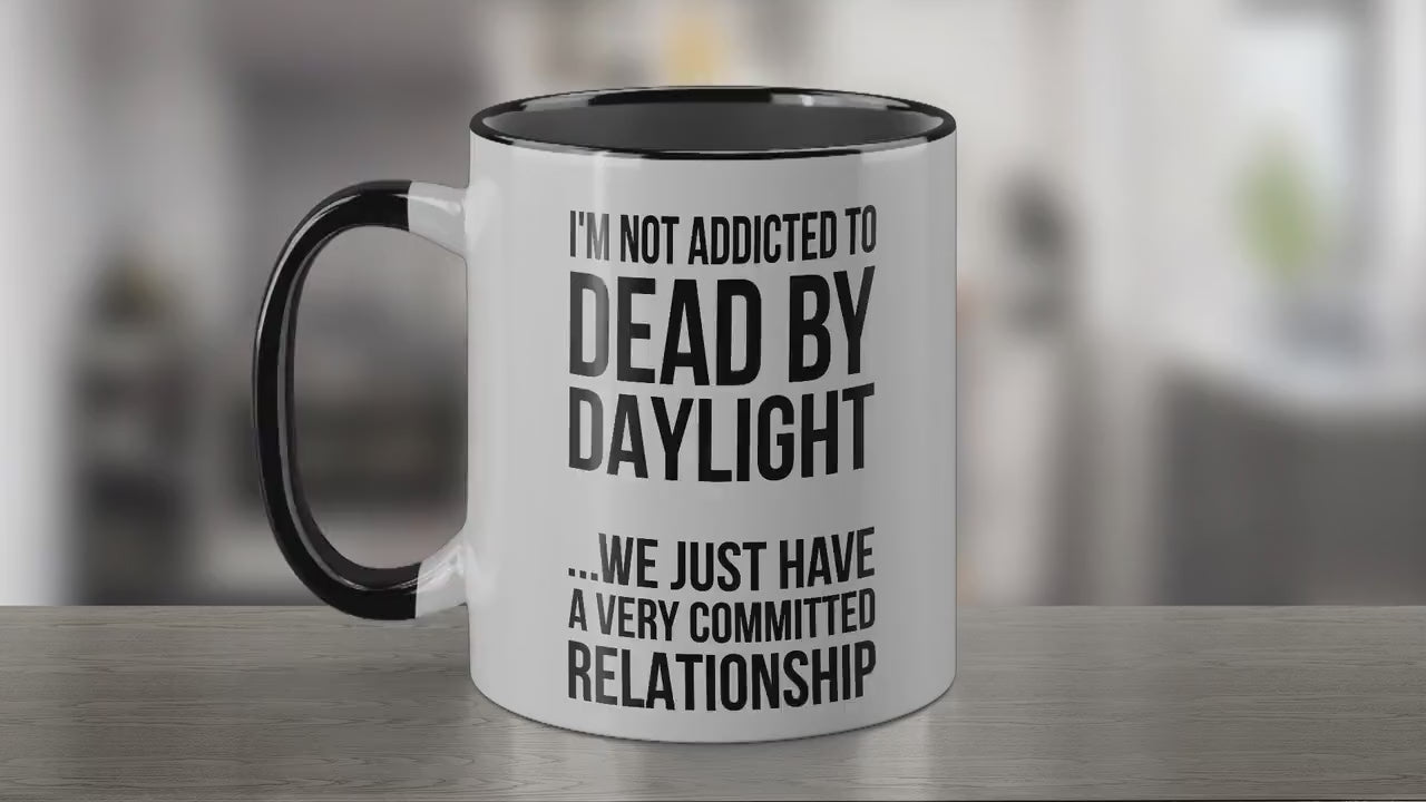 Dead By Daylight Mug for Gamer Coffee Mug for Birthday Gift for Him Gaming Mug for Horror Games Tea , Dead By Daylight Cup Xmas Gift for Him