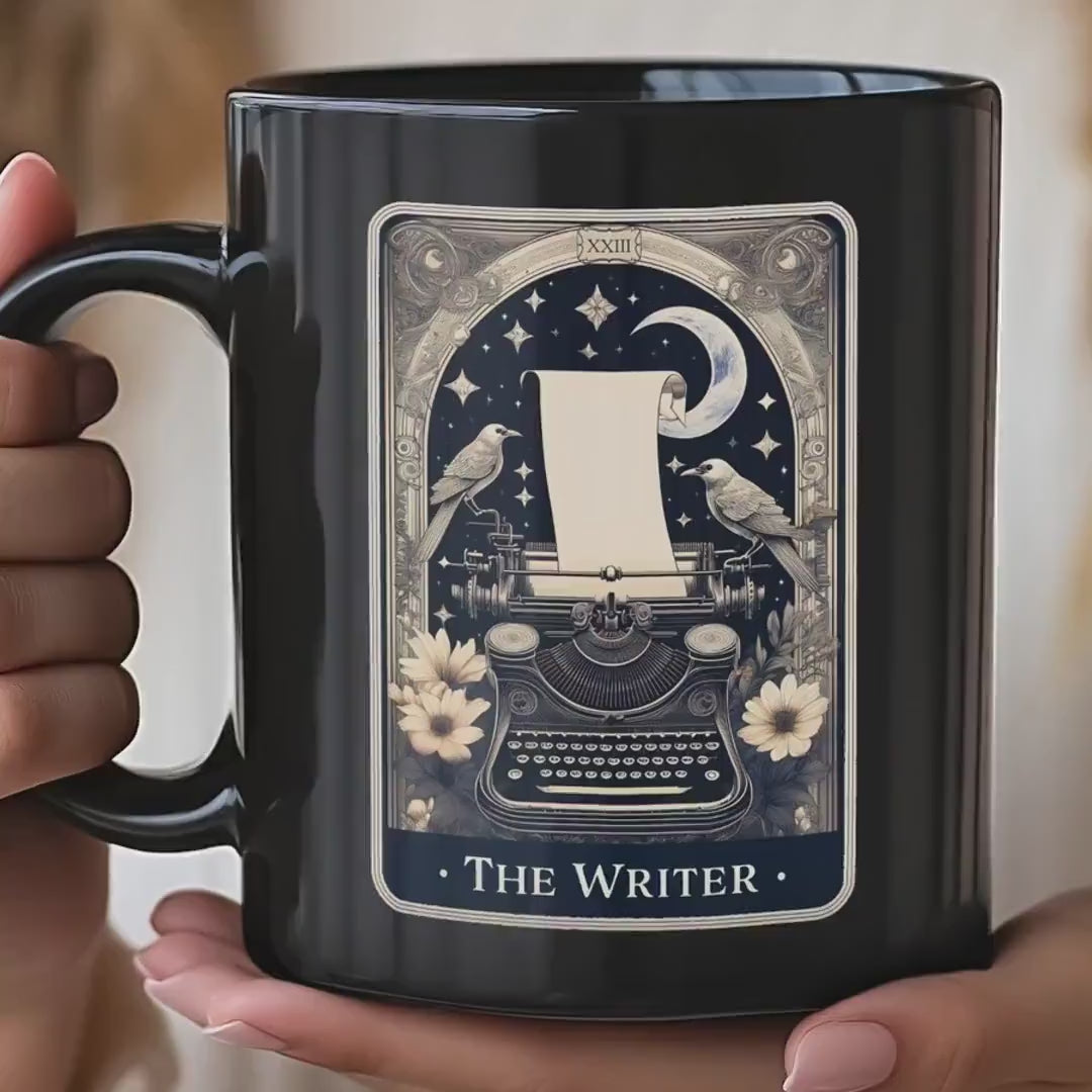 The Writer Tarot Mug for Author, Journalist Gift for Novel Writing Gift for Novelist Mug for Writer Gift for Coworker Mug for Fantasy Author