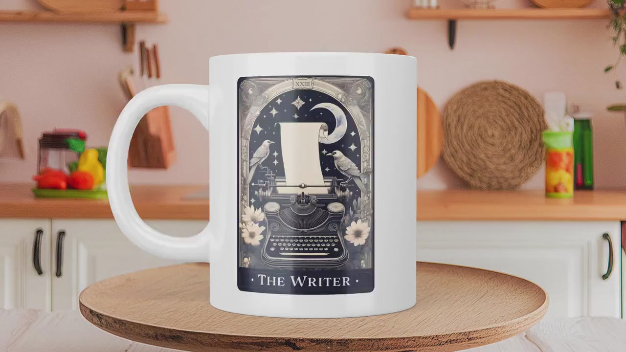 The Writer Tarot Mug for Author, Journalist Gift for Novel Writing Gift for Novelist Mug for Writer Gift for Coworker Mug for Fantasy Author