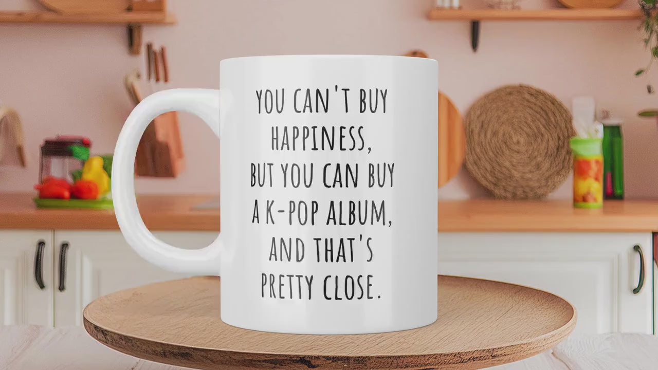 Funny K Pop Mug for Kpop Gift for K-Drama Mug for Kpop Music Lover Mug for Birthday Gift for Her K-Pop Mug for Christmas Kpop Travel Mug